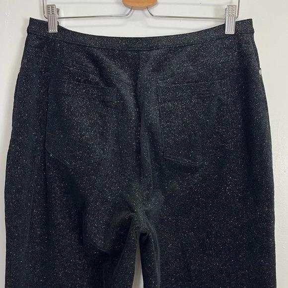 7 for all Mankind Roxanne Ankle Jeans Womens Size 28 Black Skinny Raw Hem - Picture 4 of 10